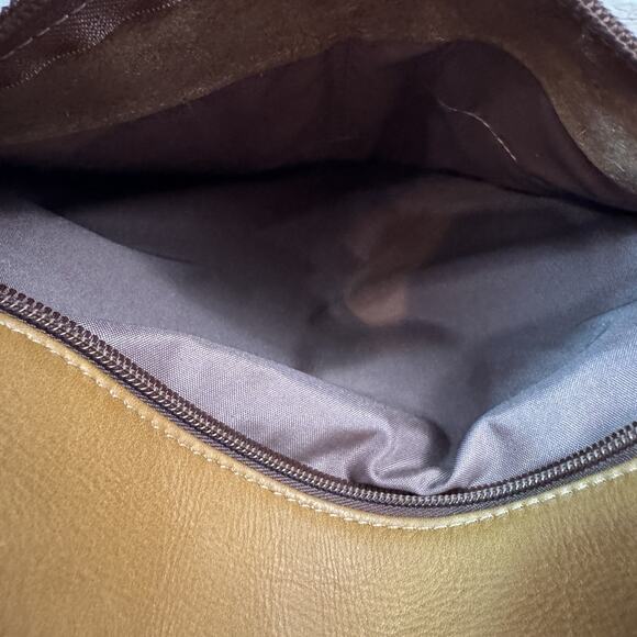 Le Donne Leather Collection Vintage Minimalist Crossbody Messenger Bag - Picture 12 of 15